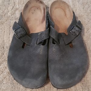 Boston Birkenstocks women's slip on clog shoes